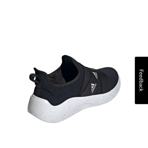 Adidas puremotion adapte Black and White Slip-On Sneakers size 7 women - Picture 8 of 14